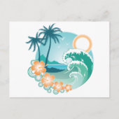 熱帯島 ポストカード (正面)