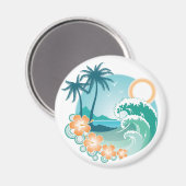 熱帯島 マグネット (正面/裏面)