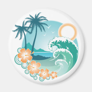 熱帯島 マグネット