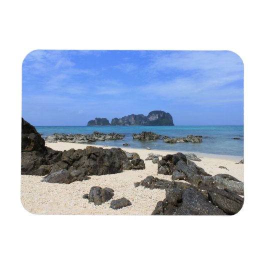 熱帯島 マグネット (横)