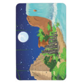 熱帯島 マグネット (縦)