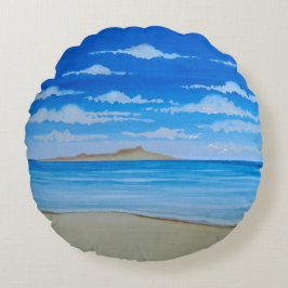 熱帯島 ラウンドクッション