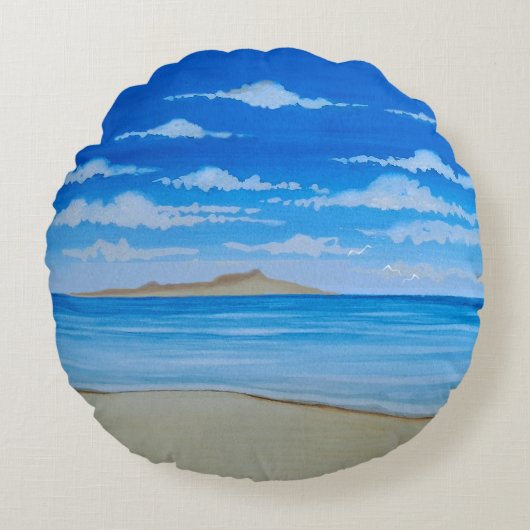 熱帯島 ラウンドクッション (正面)