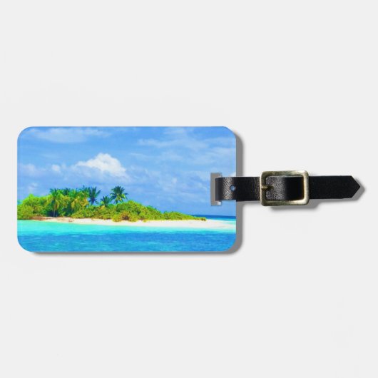 熱帯島 ラゲッジタグ (正面横)