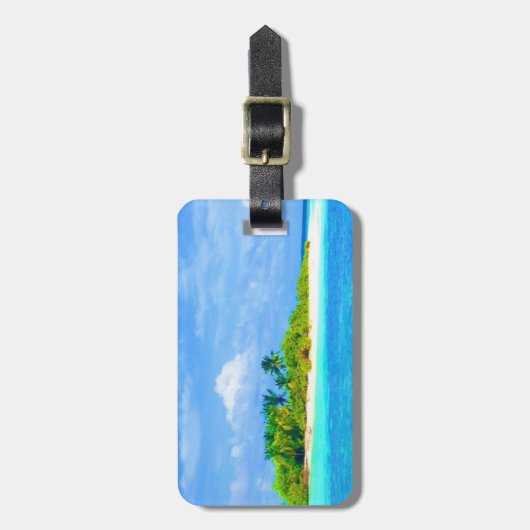 熱帯島 ラゲッジタグ (正面縦)