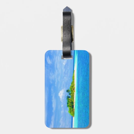 熱帯島 ラゲッジタグ (裏面縦)