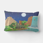 熱帯島 ランバークッション (裏面)