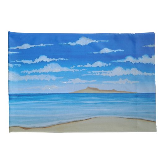 熱帯島 枕カバー (裏面-右)