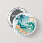 熱帯島 缶バッジ (正面&裏面)