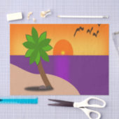 熱帯島 薄葉紙 (クラフト)