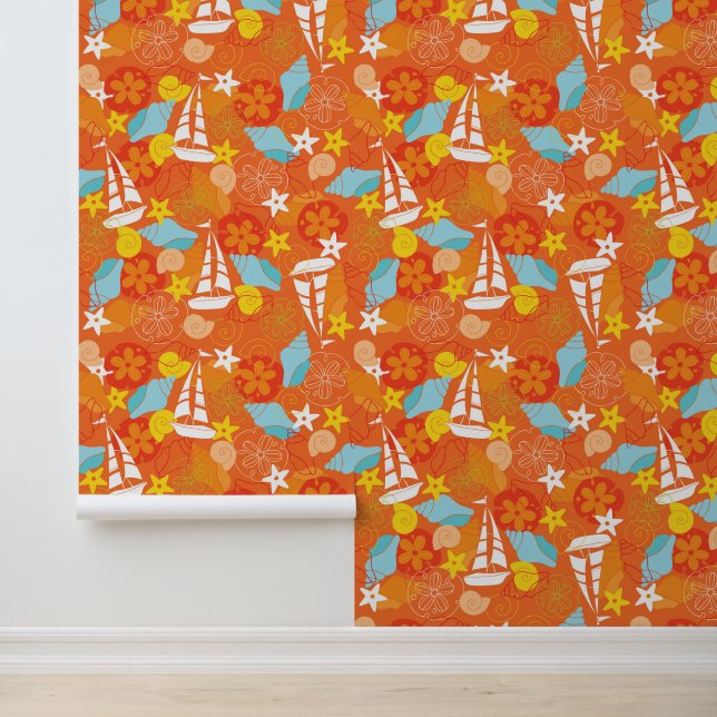 熱帯帆船パターン 壁紙 (アプリケーション)