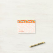 熱帯帆船型|名前の追加 ポストイット (デスク上)