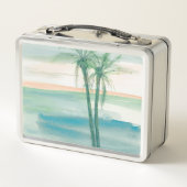 熱帯平和な薄暗がり メタルランチボックス (裏面)