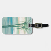 熱帯平和な薄暗がり ラゲッジタグ (正面横)