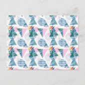 熱帯幾何学模様 ポストカード (正面)