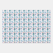 熱帯幾何学模様 ラッピングペーパーシート (正面2)