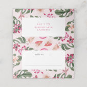 熱帯座席表 プレイスカード (外部開封)