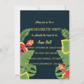 熱帯庭のバチェロレッテの招待状 招待状 (正面)