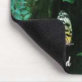 熱帯庭園の蝶 マウスパッド (コーナー)