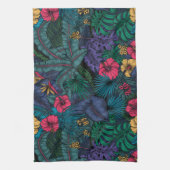 熱帯庭園 キッチンタオル (縦)