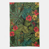 熱帯庭園 キッチンタオル (縦)
