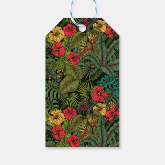 熱帯庭園 ギフトタグ (裏面)