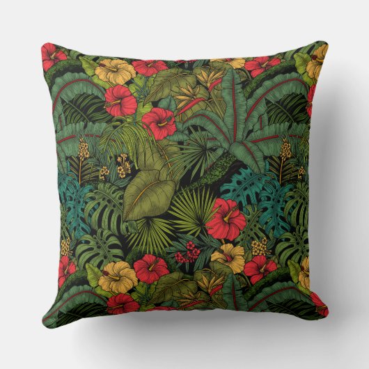 熱帯庭園 クッション (裏面)