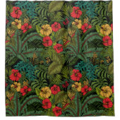 熱帯庭園 シャワーカーテン (正面)