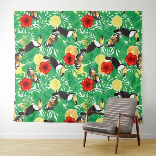 熱帯庭園 タペストリー (インサイチュ(横))