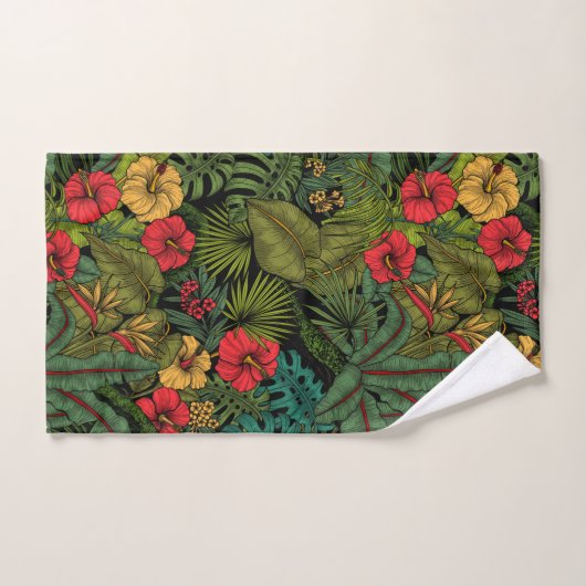 熱帯庭園 バスタオルセット (ハンドタオル)