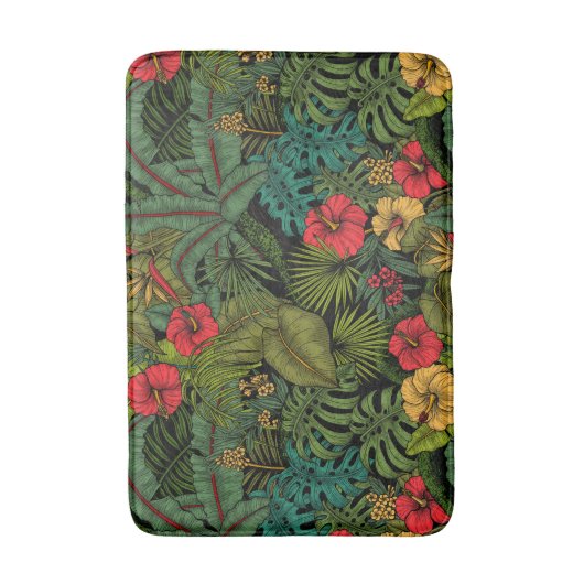 熱帯庭園 バスマット (正面縦)