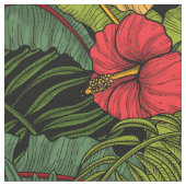 熱帯庭園 ファブリック (クローズアップ)