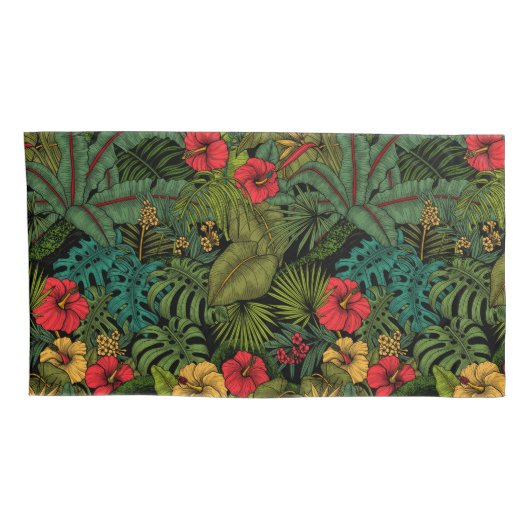 熱帯庭園 枕カバー (裏面-右)