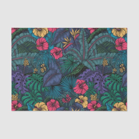 熱帯庭園 薄葉紙 (正面)