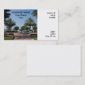 熱帯庭 名刺 (正面/裏面)
