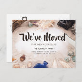 熱帯引っ越しましたビーチシーシェルニューアドレス 案内ポストカード (正面/裏面)