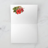 熱帯微風の結婚祝いは感謝していしています カード (内部)