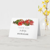 熱帯微風の結婚祝いは感謝していしています カード (黄色い花)
