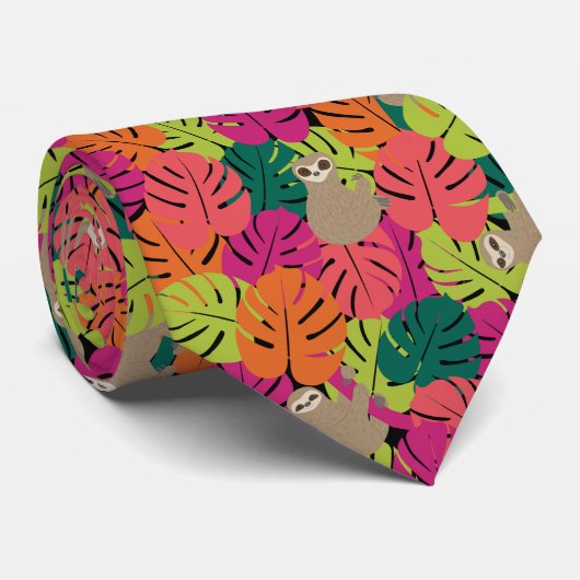 熱帯怠惰 ネクタイ (ロール)