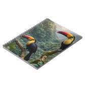 熱帯性のトカンの鳥が二羽 ノートブック (左側)