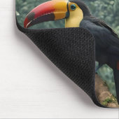 熱帯性のトカンの鳥が二羽 マウスパッド (コーナー)