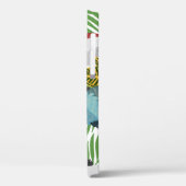 熱帯性のパロット、ヴィンテージのシームレスなパターン。 Case-Mate iPhoneケース (裏面 / 左)