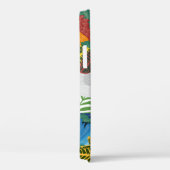 熱帯性のパロット、ヴィンテージのシームレスなパターン。 Case-Mate iPhoneケース (裏面 / 右)