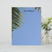 熱帯性のパームツリーブルースクラップブックページ (スタンド正面)