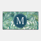 熱帯性のヤシの葉が緑にかわいい デスクマット (正面)