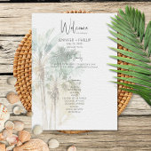 熱帯性のヤシモダン結婚の木 プログラム