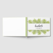 熱帯性のヤシ結婚の木 ゲストブック (全面)