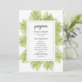 熱帯性のヤシ結婚の木 プログラム (スタンド正面)