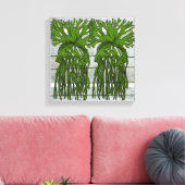 熱帯性のヨモシダ キャンバスプリント (インサイチュ (リビング))