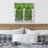 熱帯性のヨモシダ キャンバスプリント (インサイチュ (寝室))